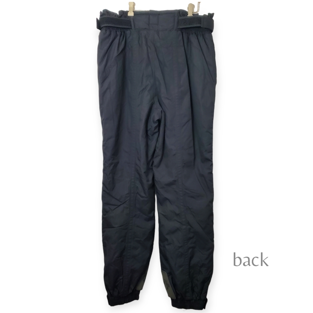 DESCENTE Swiss Mens Instituted Snowboarding Ski Salopettes Pants size 40 Black - Picture 3 of 15